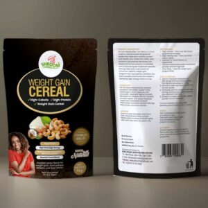 High calorie high protein weight gain cereal for healthy body mass gain